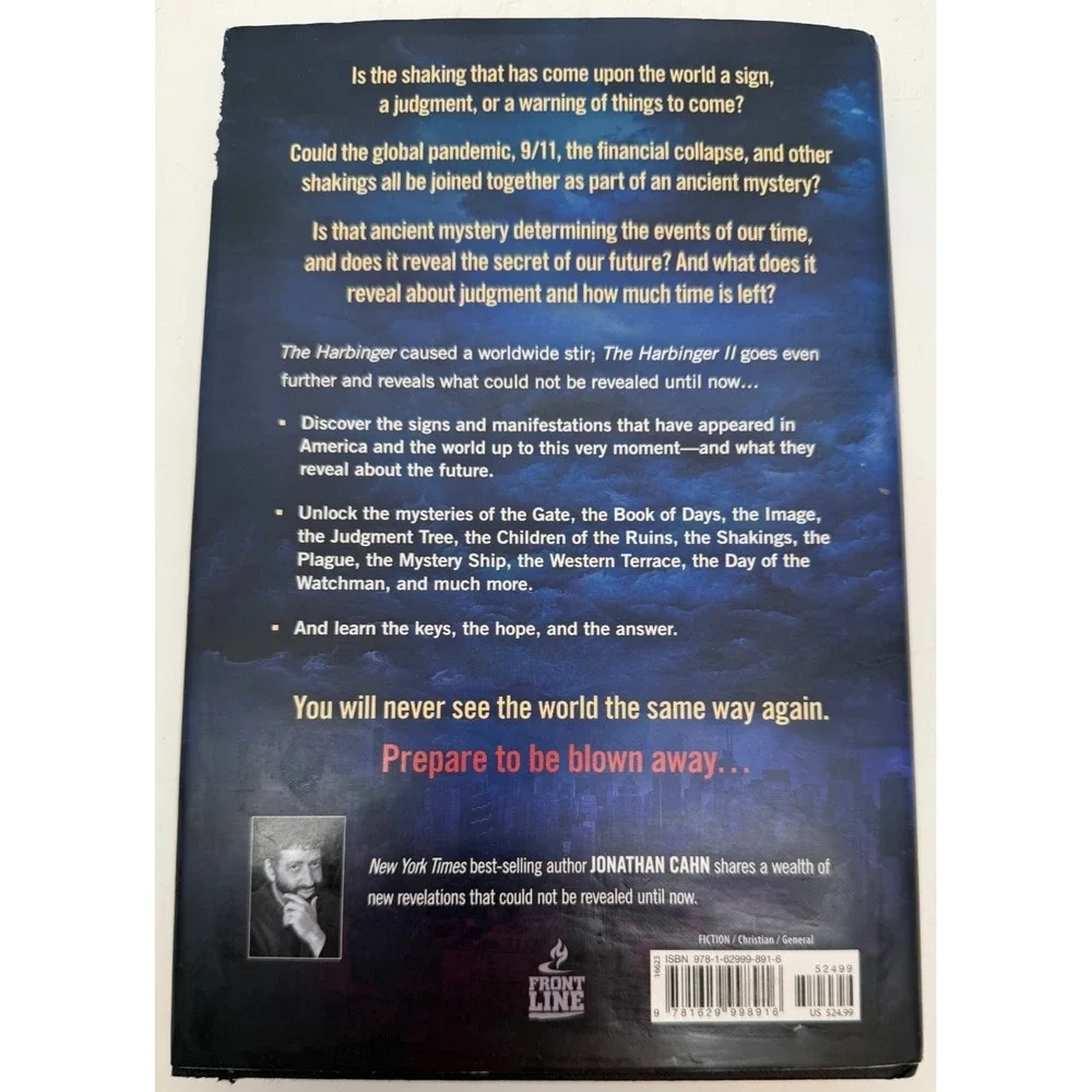 The Harbinger II: The Return by Jonathan Cahn (2020) Hardcover | Fiction - GREAT